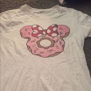 Minnie Mouse donut tee
